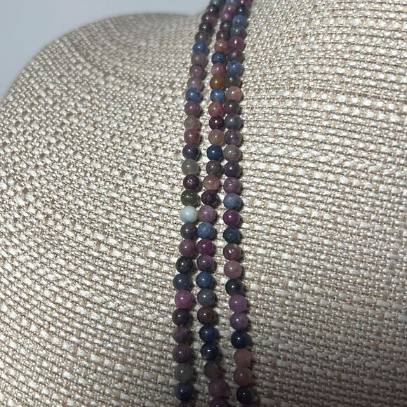 Jay Taylor 16” Mine Finds Tourmaline Triple Strand Necklace. Exquisite. WA274 - Picture 3 of 8